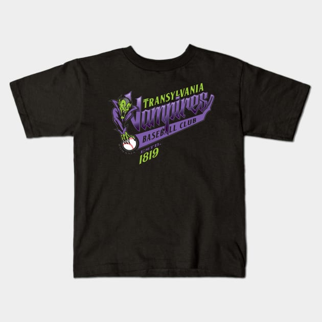 Transylvania Vampires Kids T-Shirt by MindsparkCreative